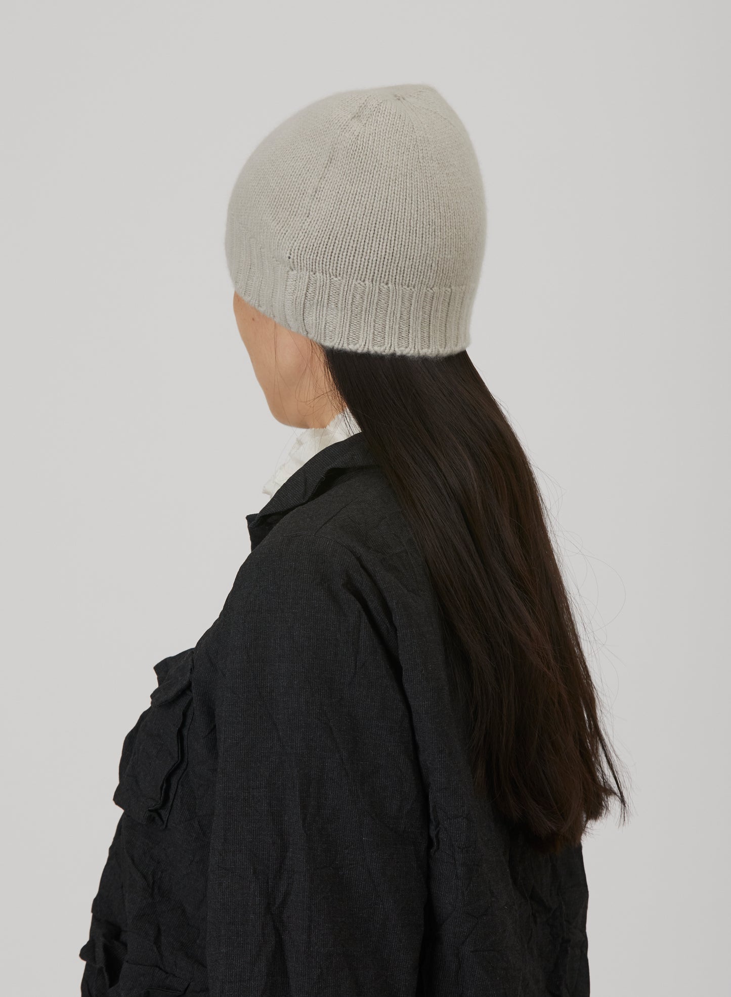 Pas De Calais 0654 Cashmere Beanie Natural PRE-ORDER