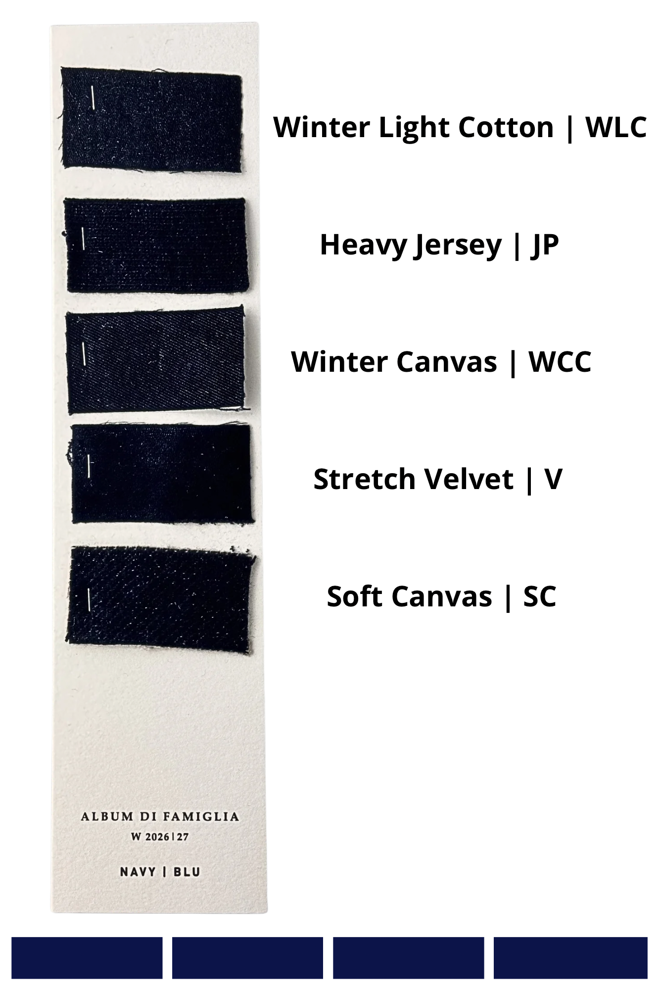 Album Di Famiglia Bragoni V Trousers Navy