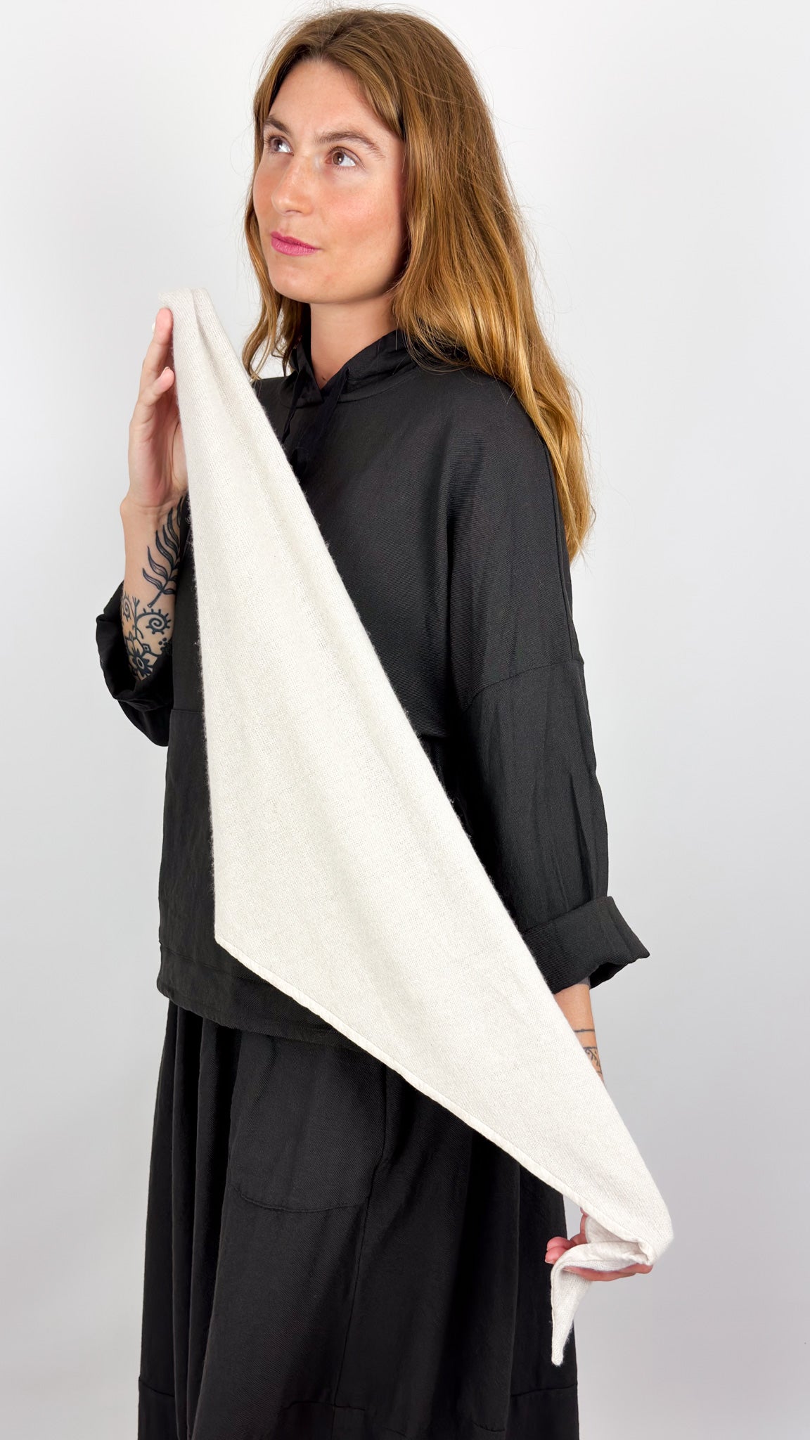 Elsa Esturgie Rythme Scarf Pearl