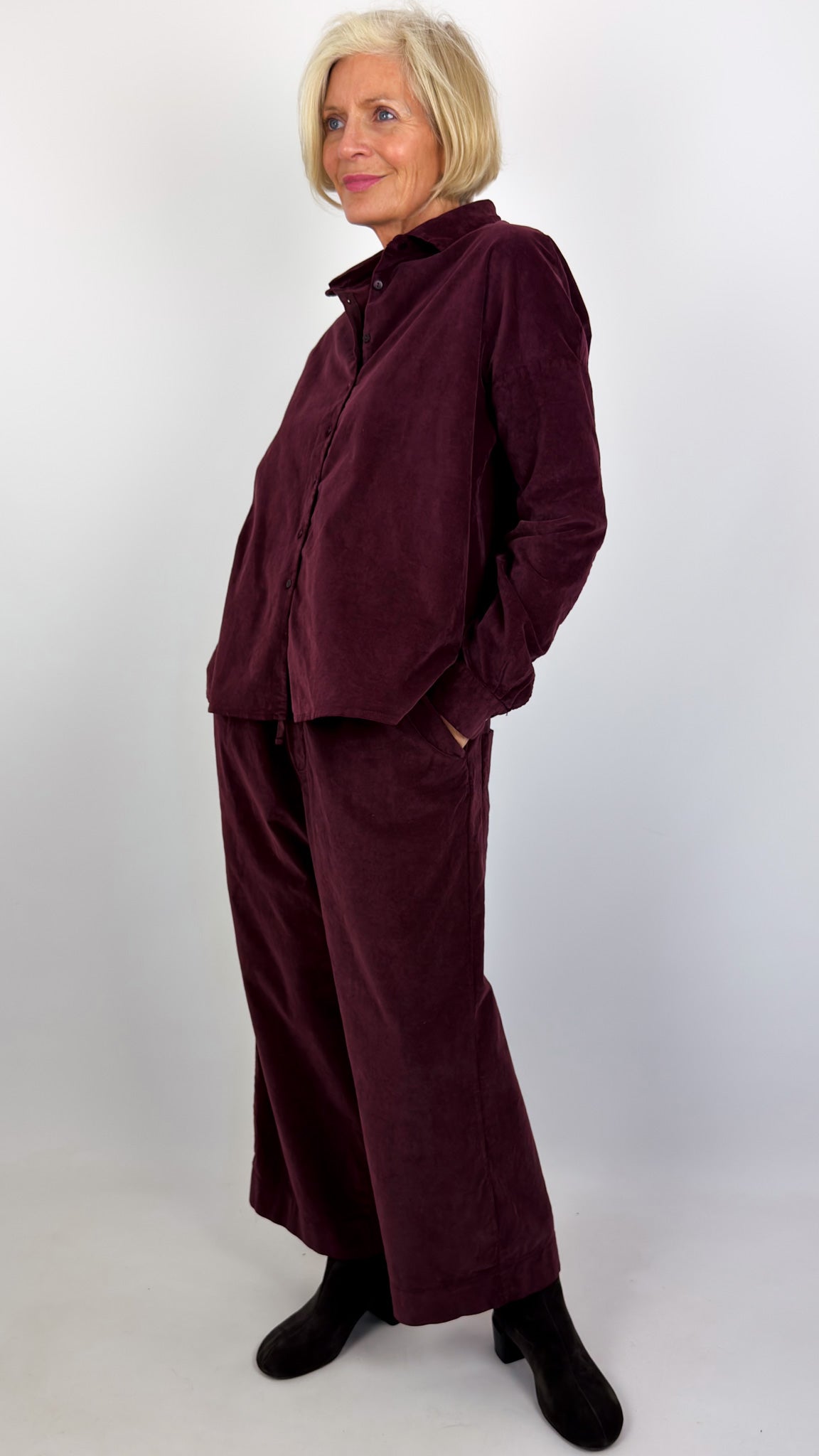 Album Di Famiglia W&S V Trousers Wine