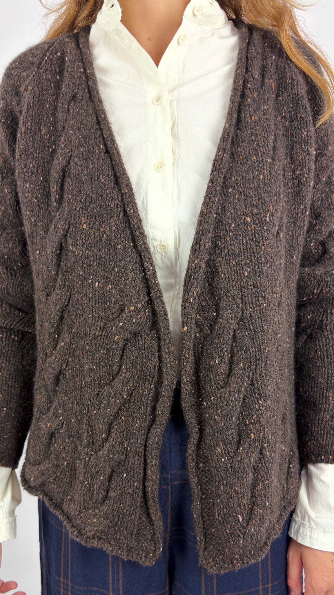 MJ Watson 667 Cardigan Brown
