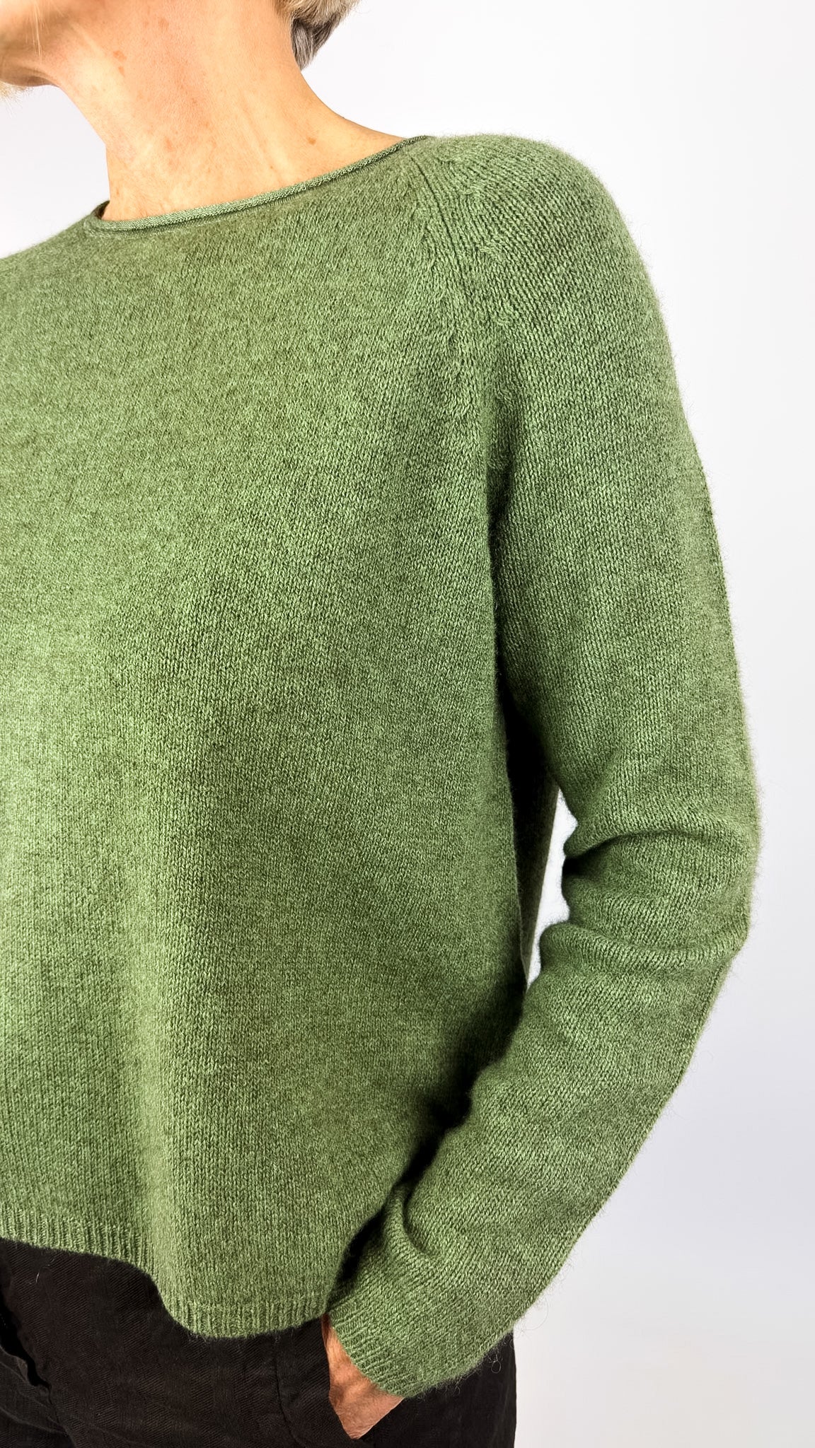 W&B Bella Jumper Water Cress