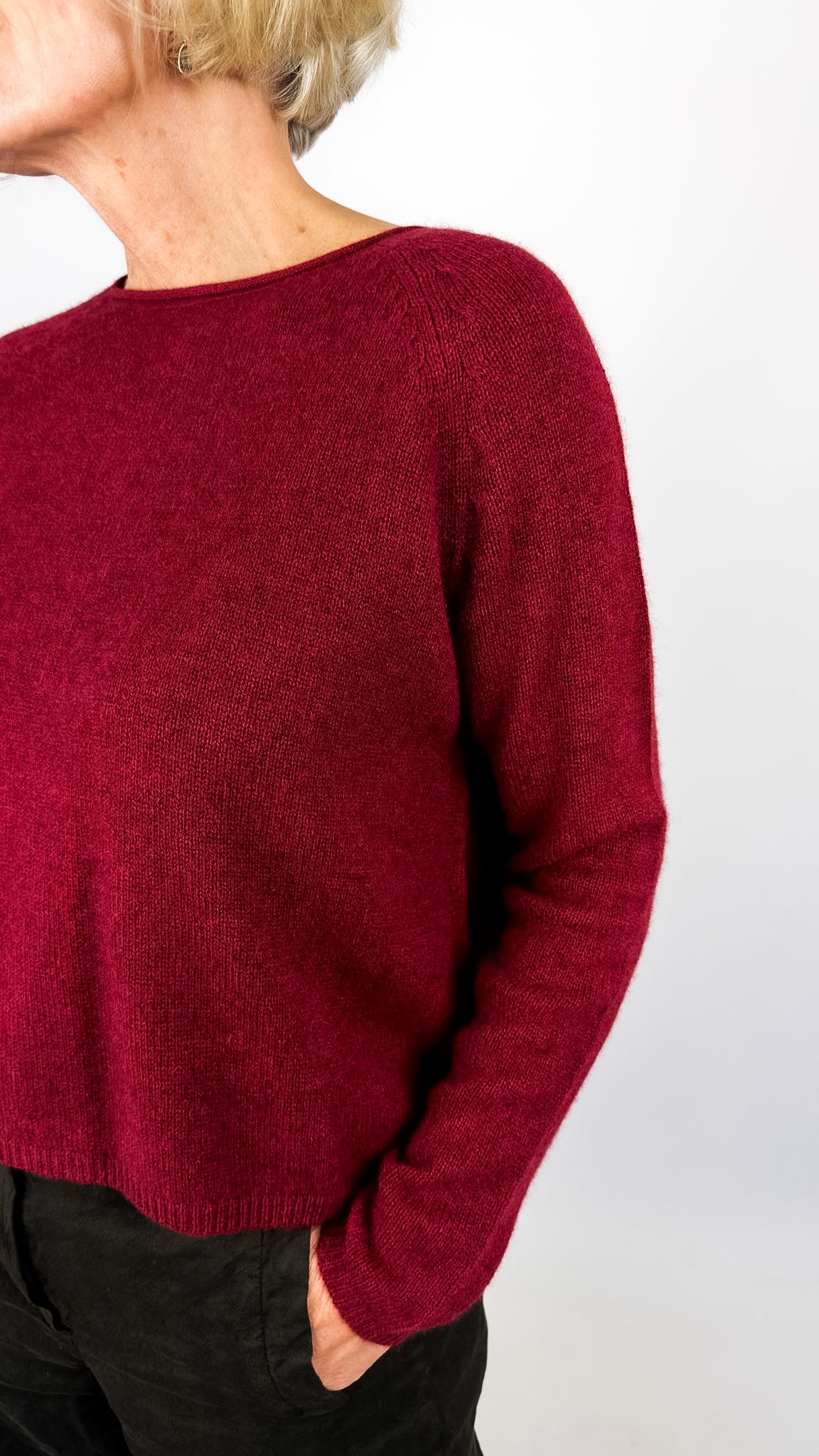 W&B Bella Jumper Cherry