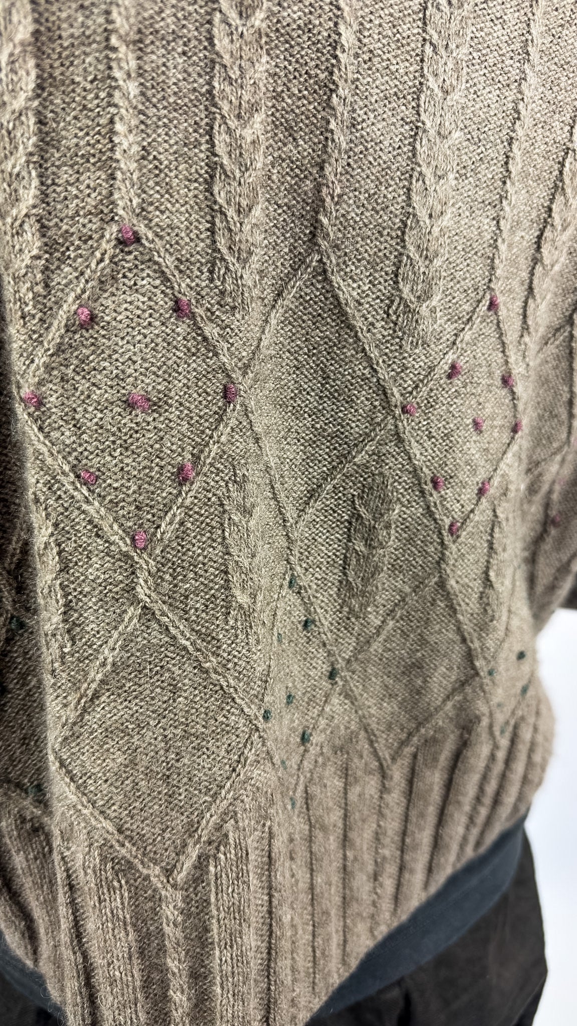 Weaves &Blends Nora Twist Cardi Shatoosh