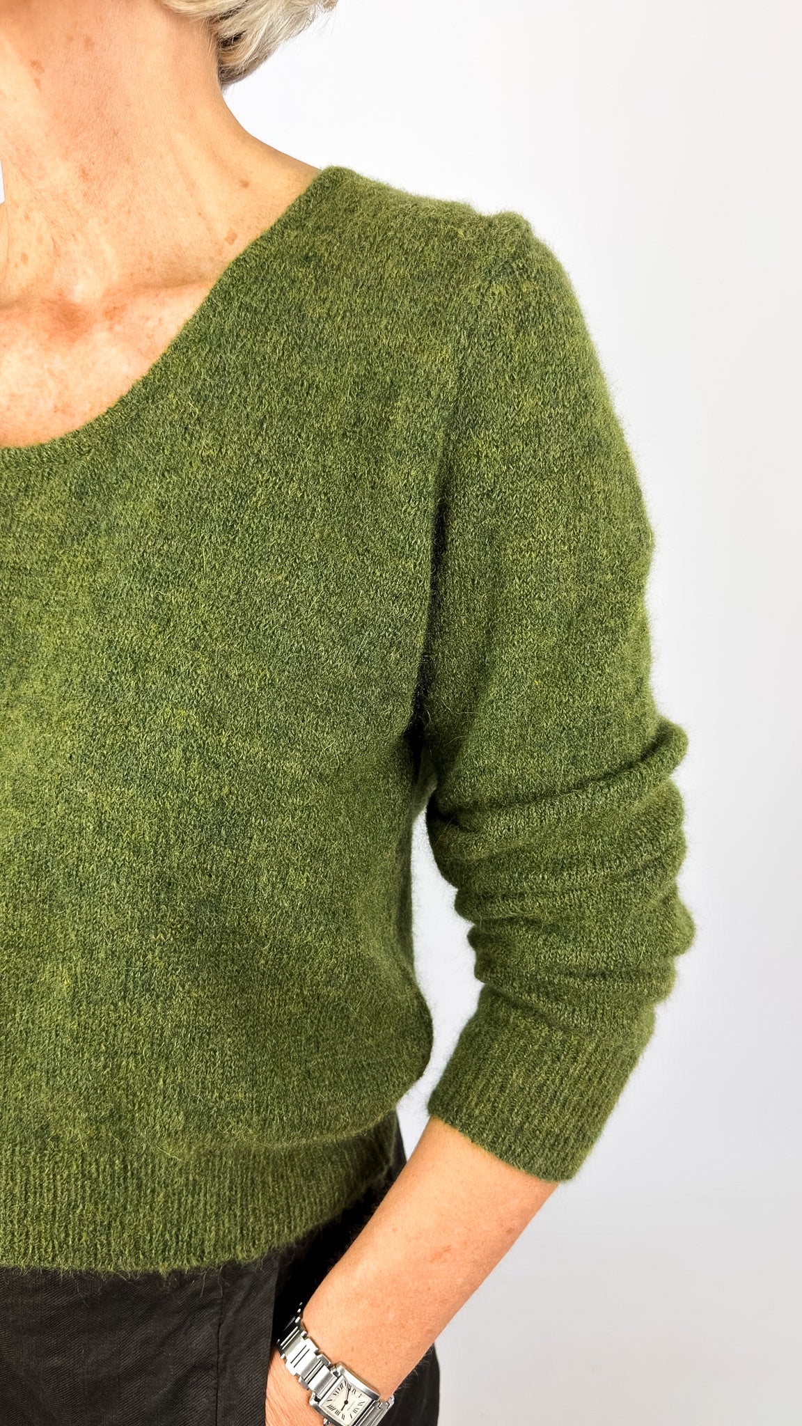 Sibin Linebjerg Eliana Jumper Green