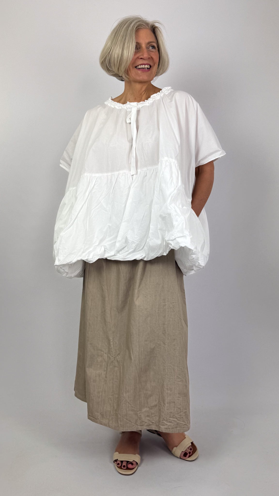 Barbara Lang SCHÜ XXXI Skirt Beige