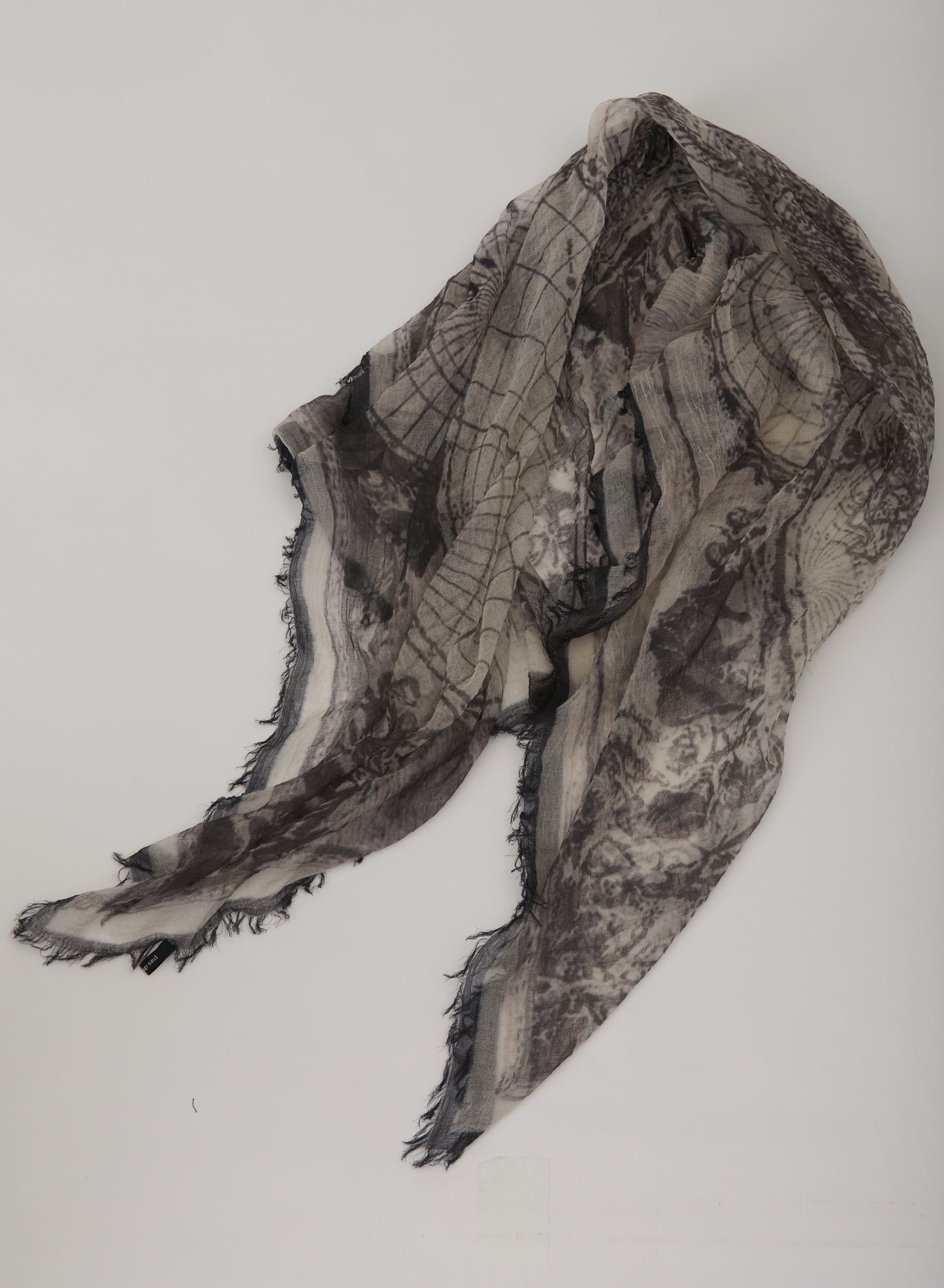 Pas De Calais 0661 Travel Print Scarf Brown PRE-ORDER