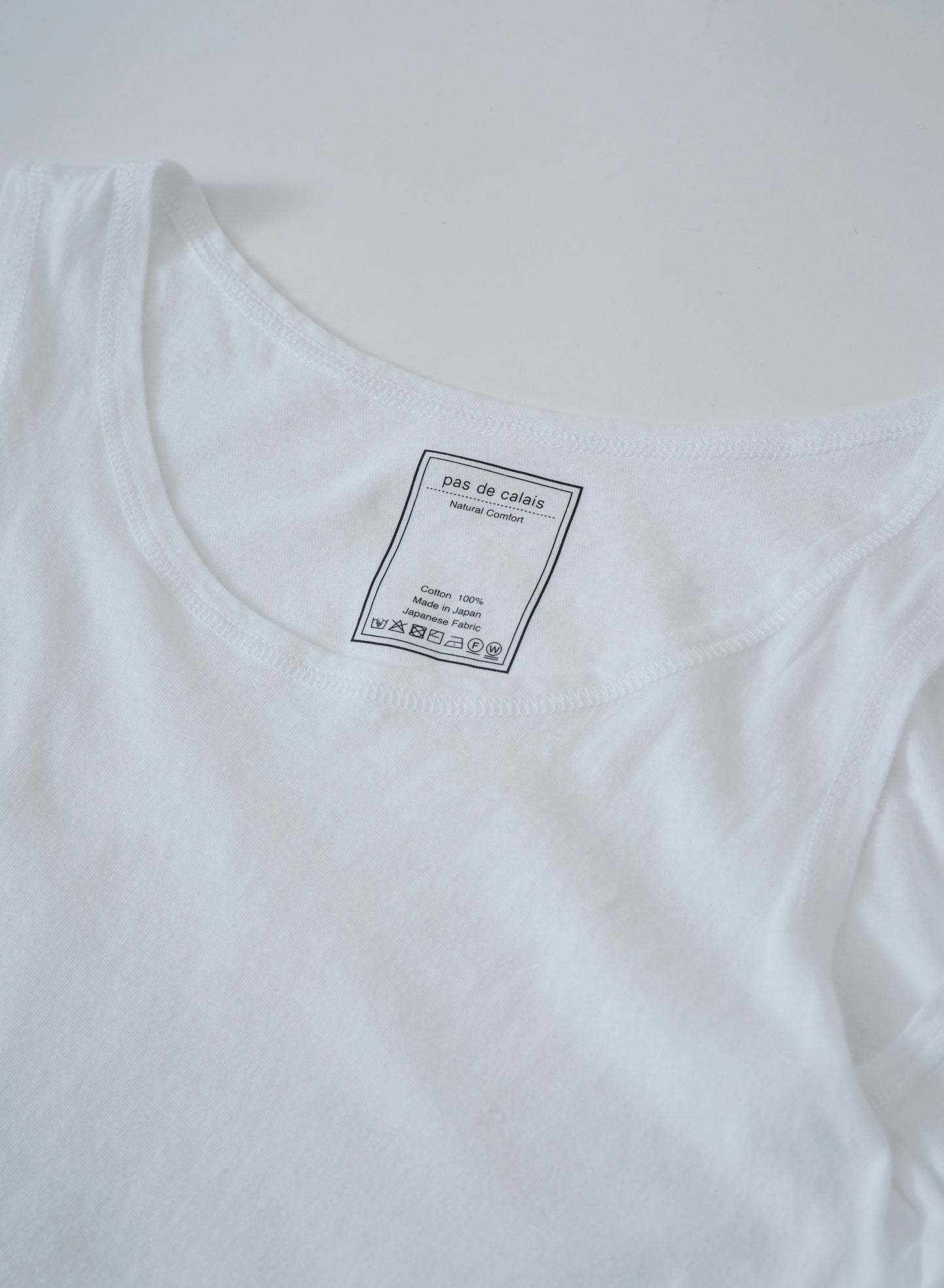 Pas De Calais 1156 Tank Top White