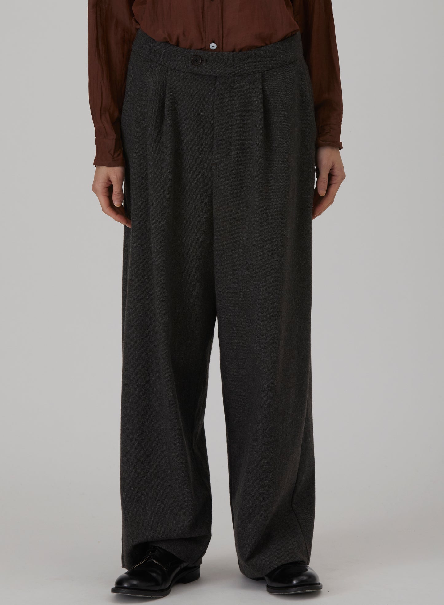 Pas De Calais 8750 Tweed Trousers Brown PRE-ORDER