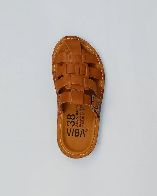 VIBAe Amalfi Sandals Cognac