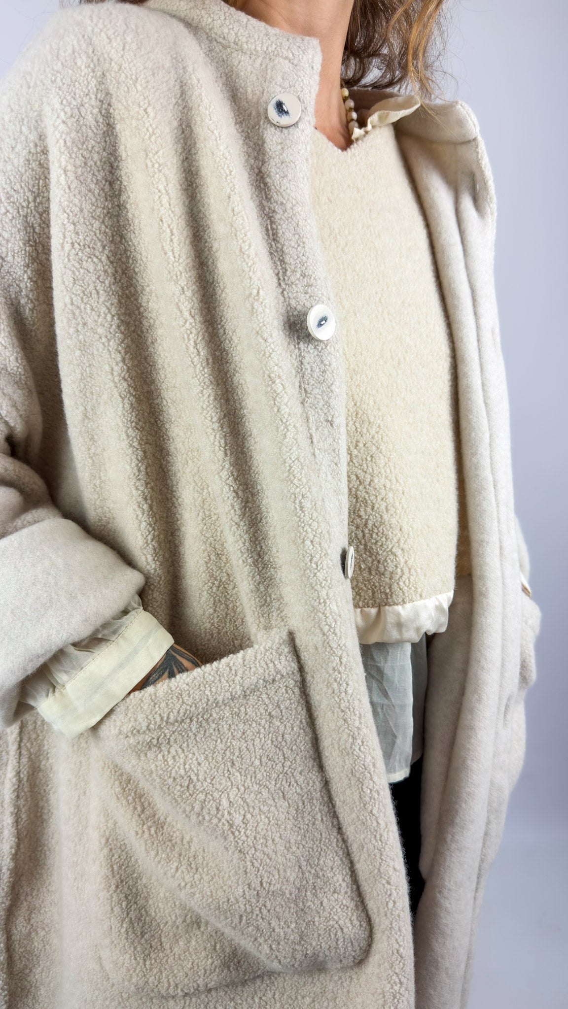Sula Dog Coat Eggnog