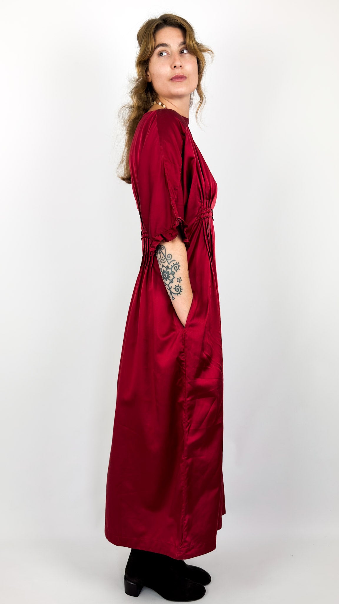 Sula Doris Dress Red Dahlia