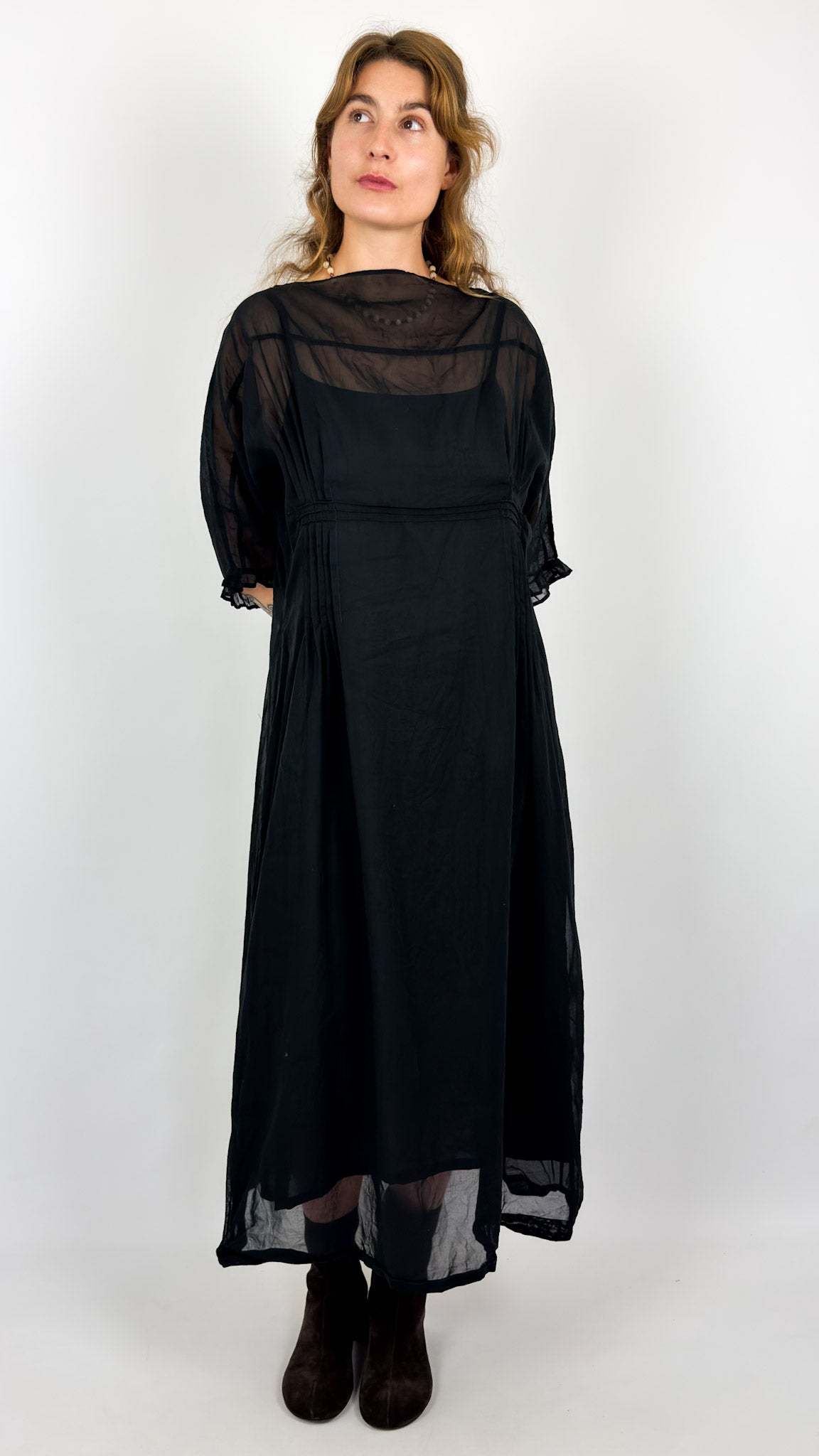 Sula Doris Dress Organdy Black