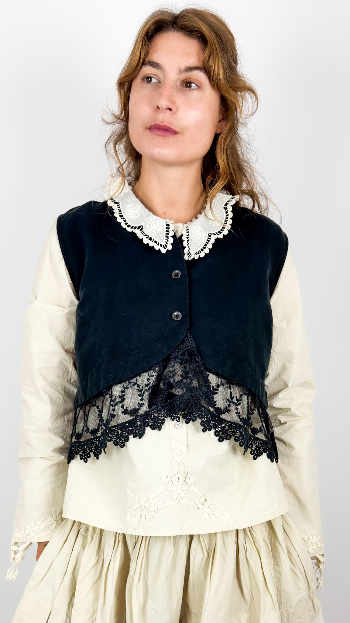 Ewa I Walla Olivia Waistcoat Black