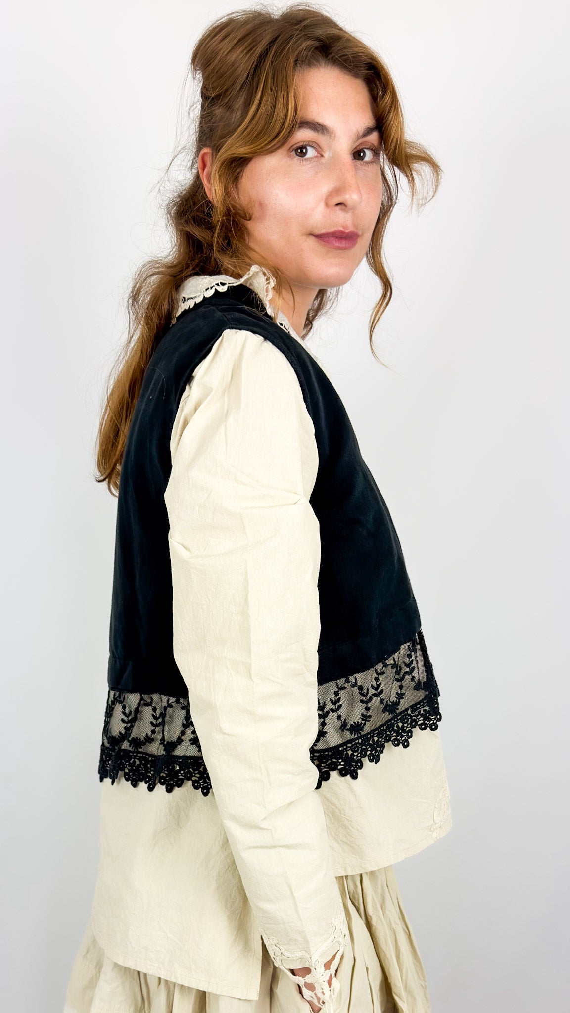 Ewa I Walla Olivia Waistcoat Black