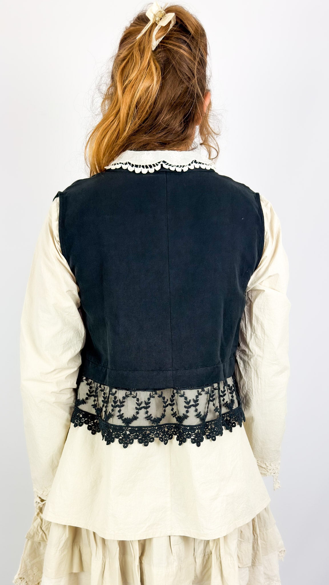 Ewa I Walla Olivia Waistcoat Black
