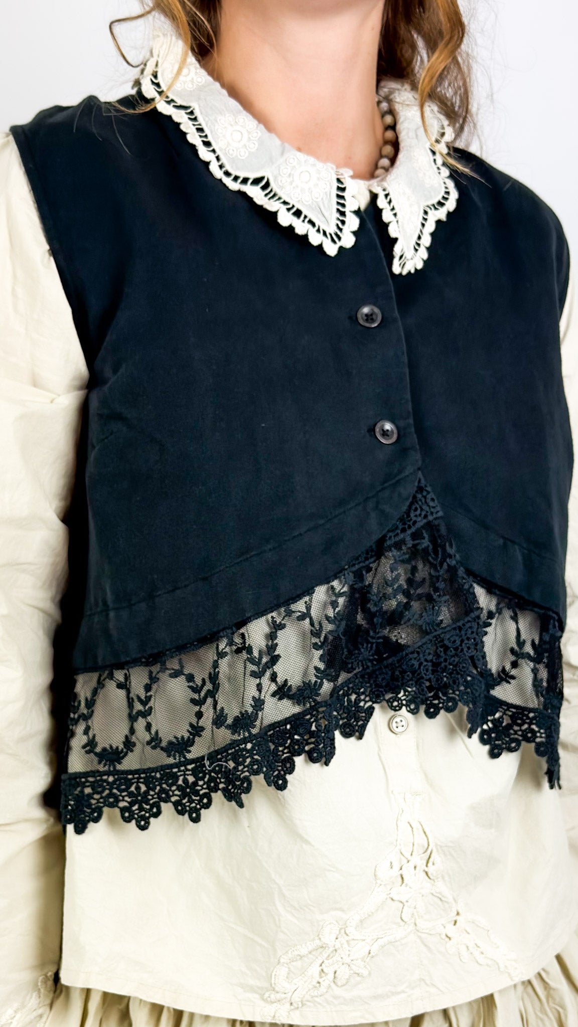 Ewa I Walla Olivia Waistcoat Black