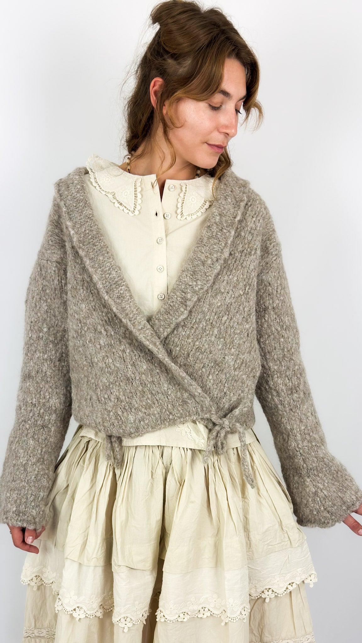 Ewa I Walla Calla Cardigan Sand