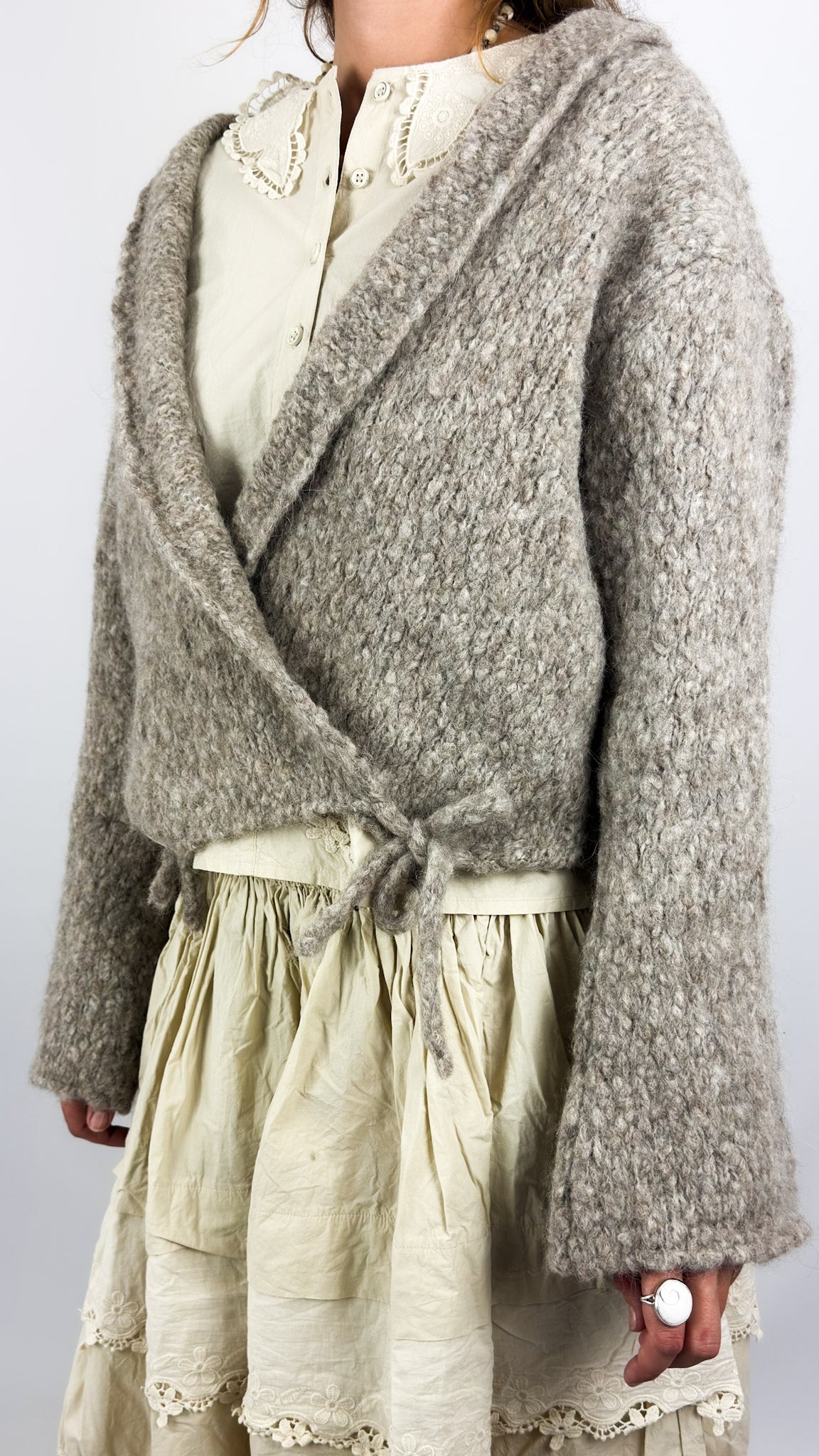 Ewa I Walla Calla Cardigan Sand
