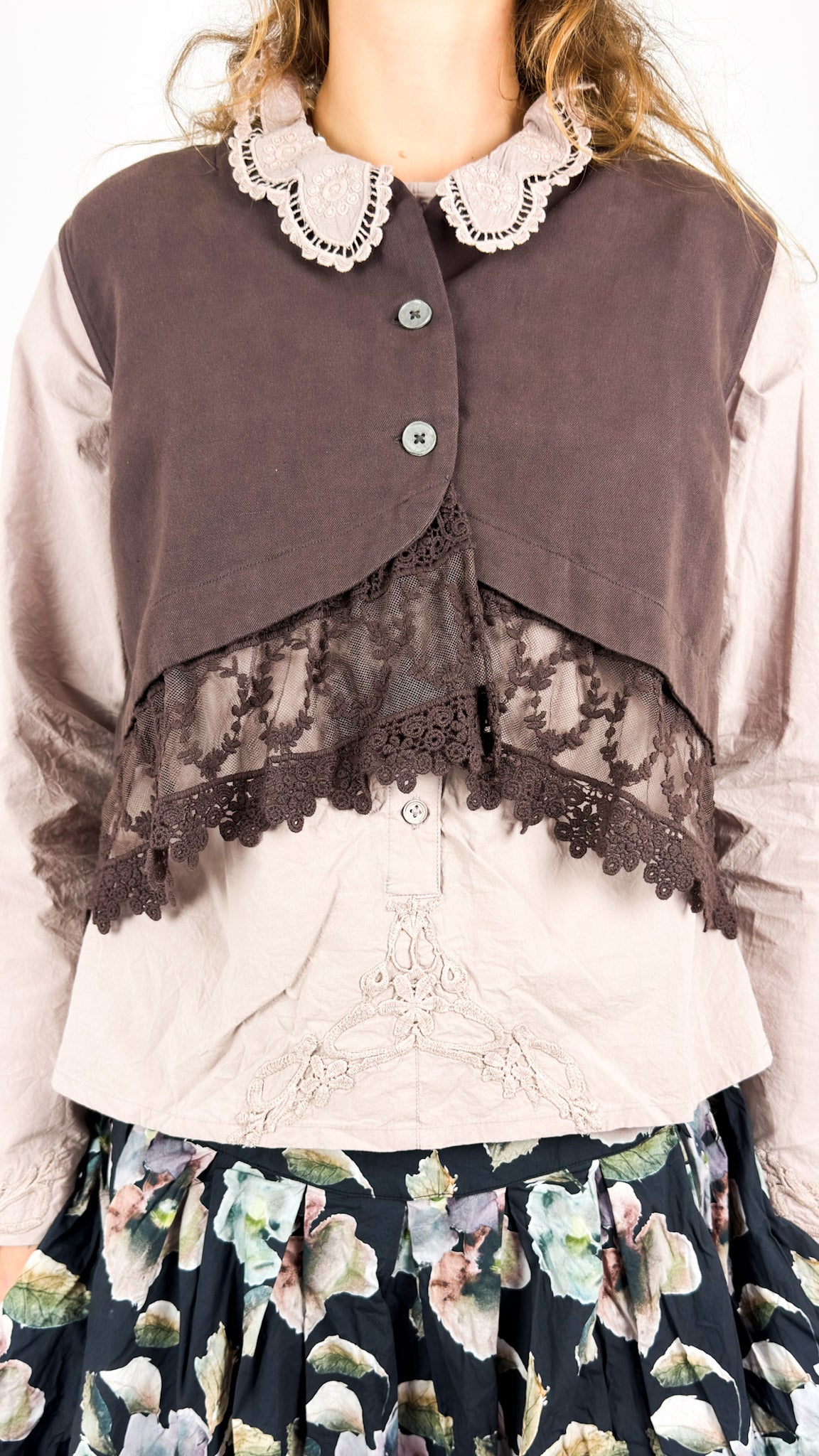 Ewa I Walla Olivia Waistcoat Raisin