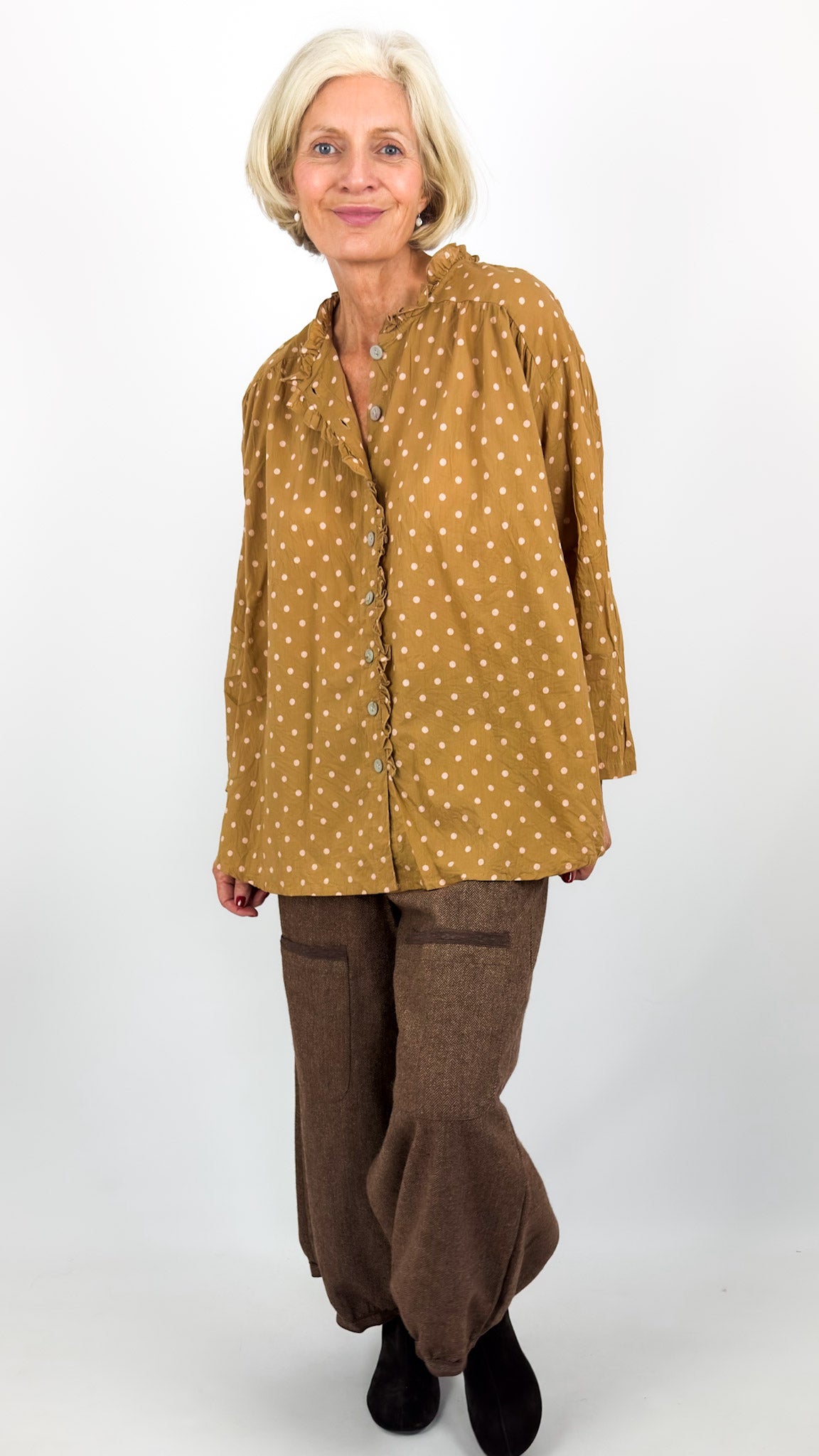 Les Ours Ari Blouse Rose Dots