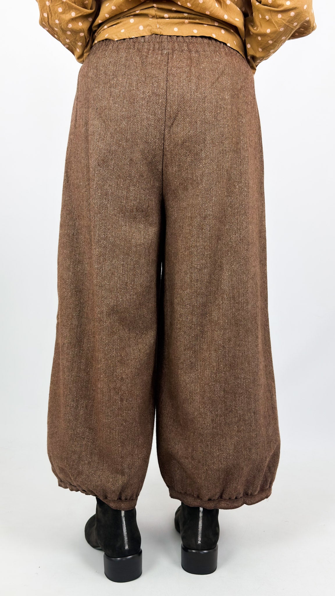 Les Ours Gus Trousers Chevron