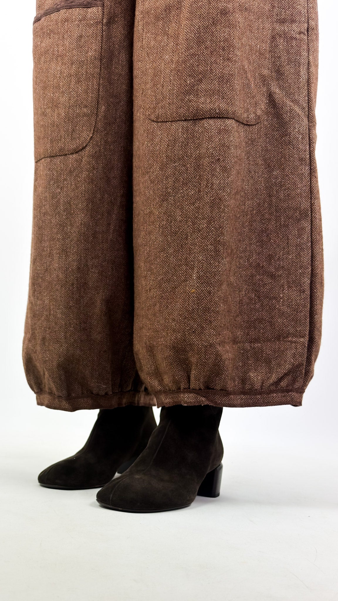 Les Ours Gus Trousers Chevron