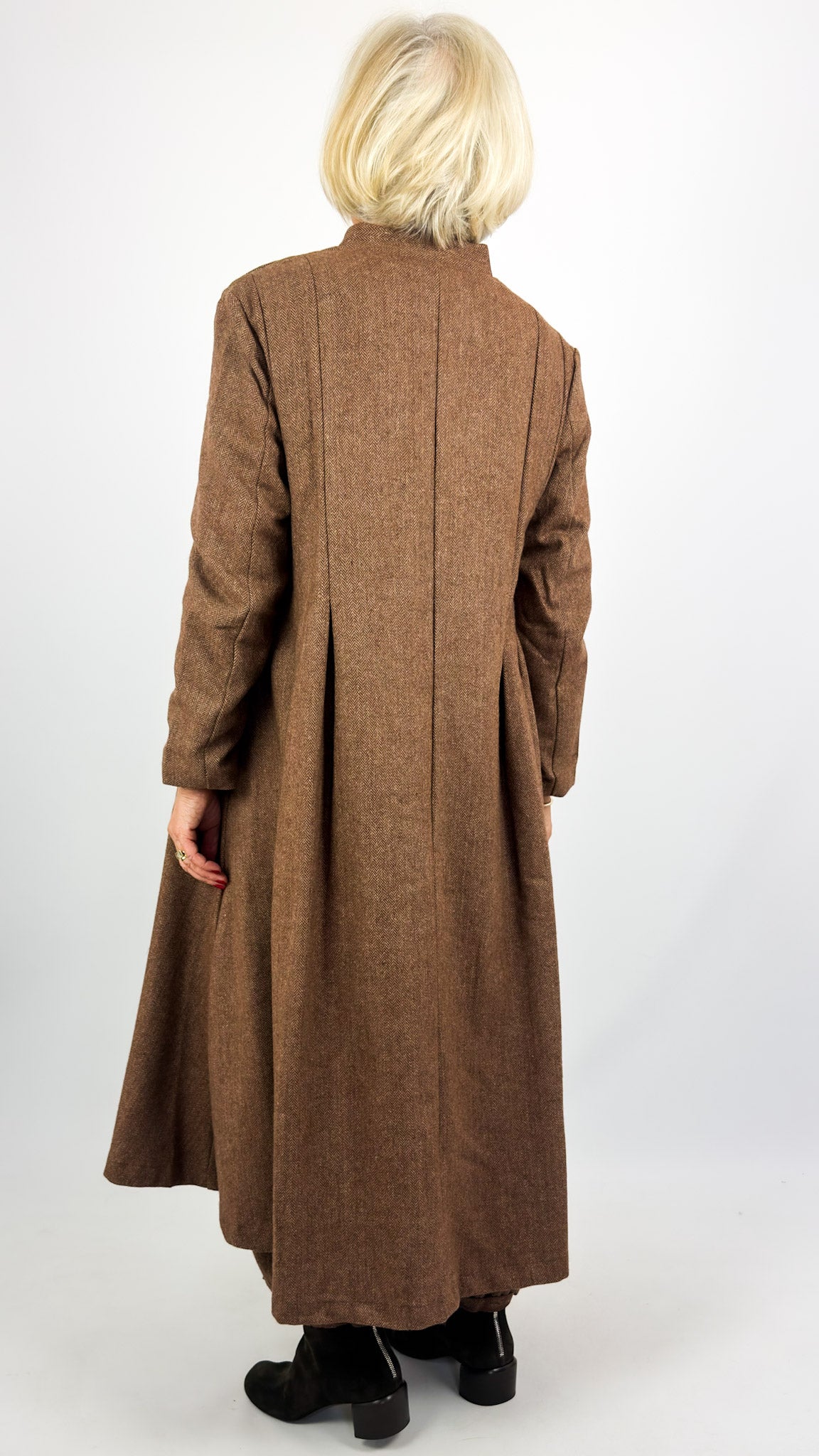 Les Ours Mae Coat Chevron