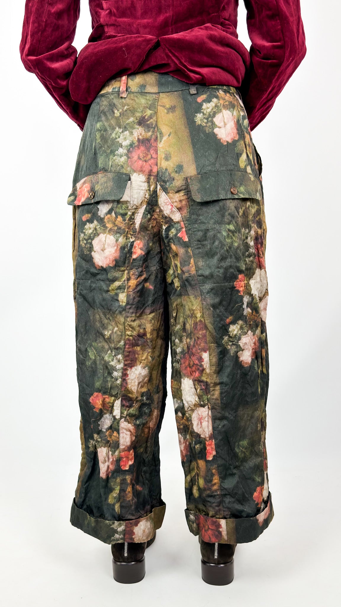 AM 1270 Wide Trousers Bouquet