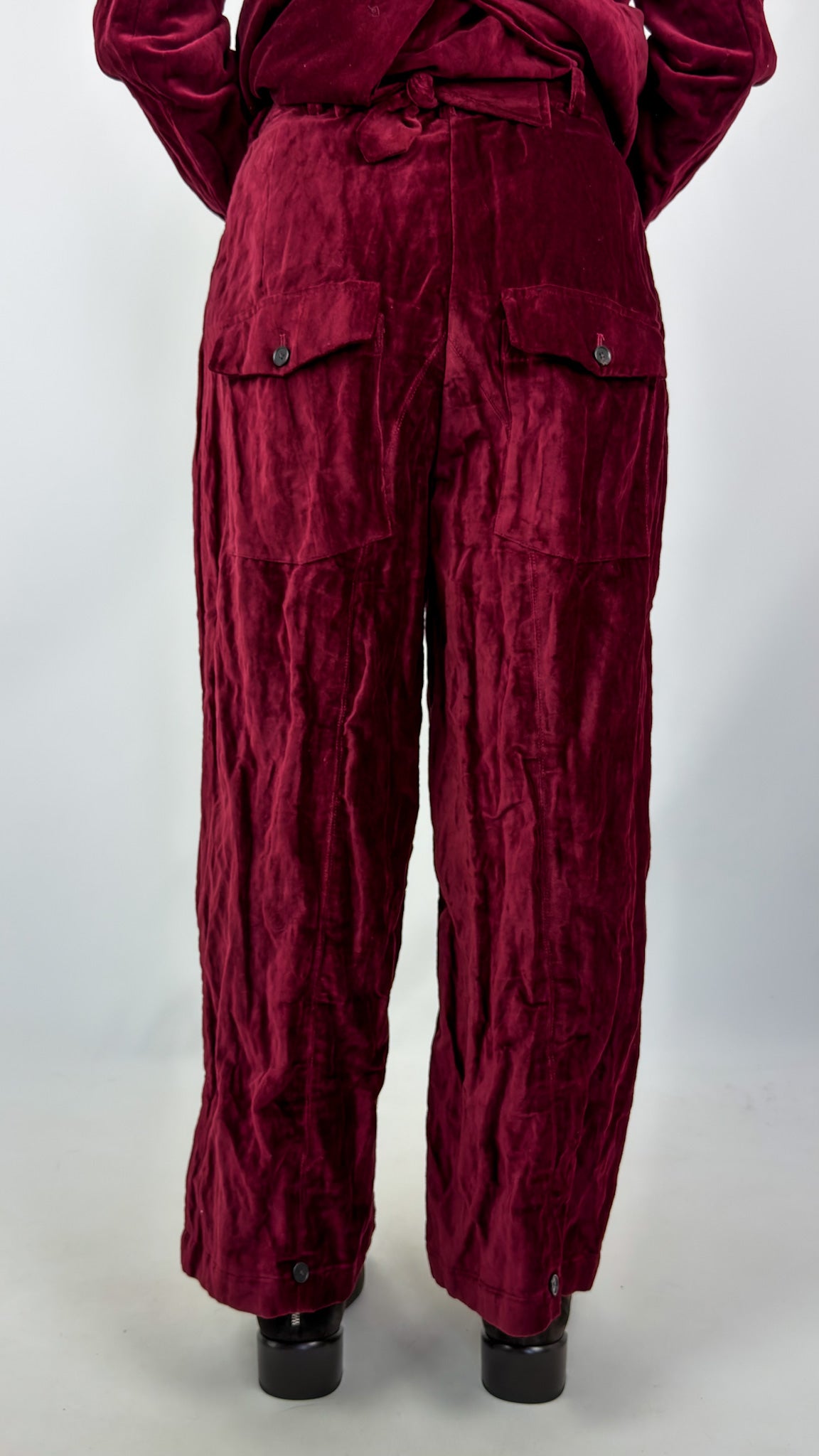 AM 8149 Pocket Trousers Red Velvet