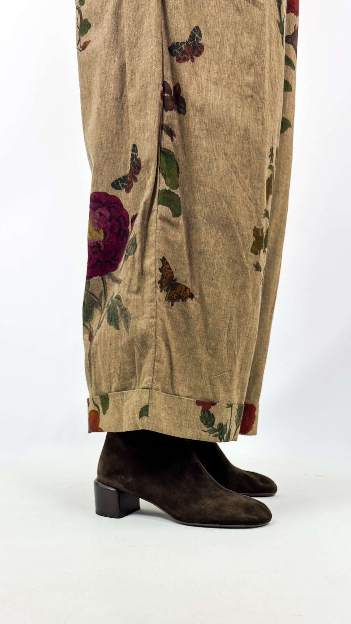 AM 1270 Wide Trousers Automne Rouge