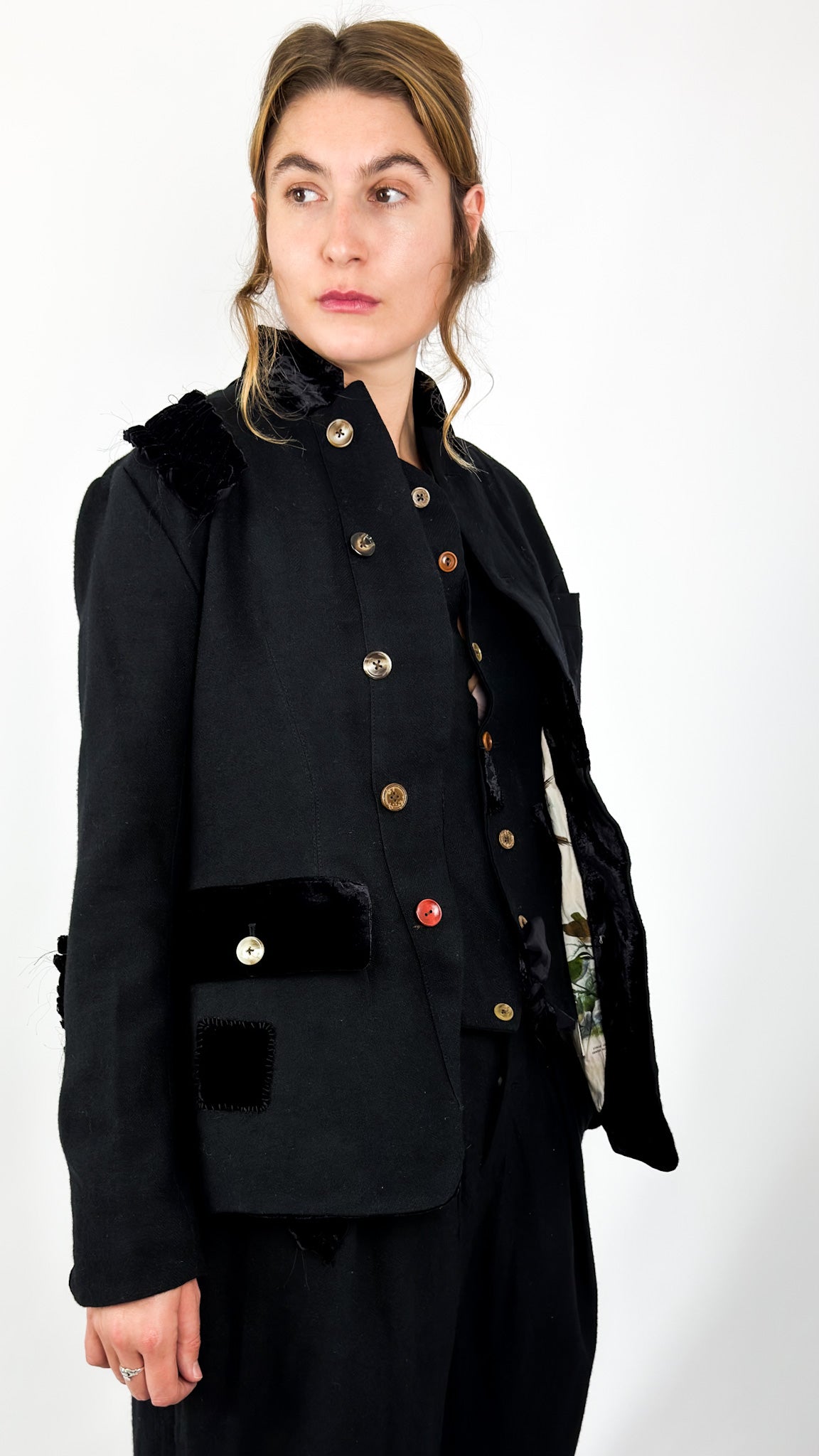 AM 0644 Poets Jacket Black