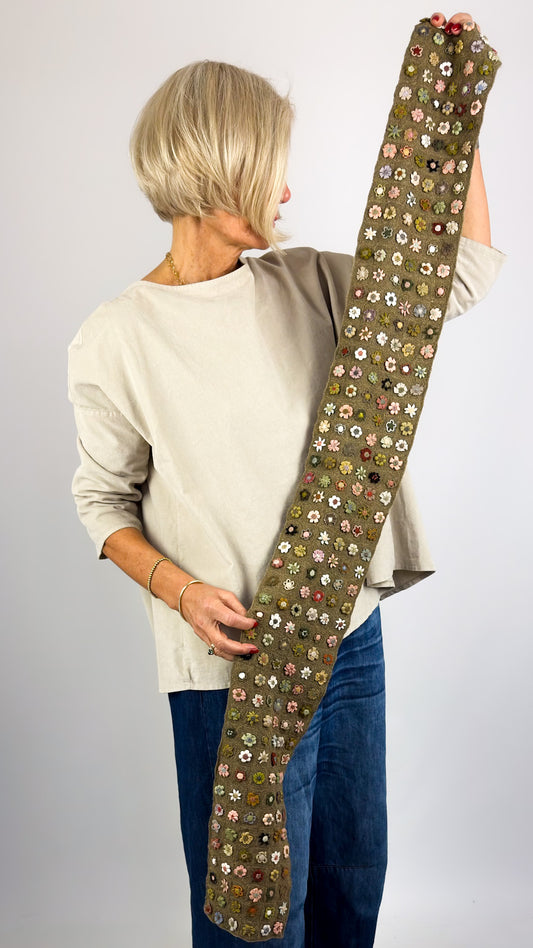 Sophie Digard 4907 Scarf White Squall