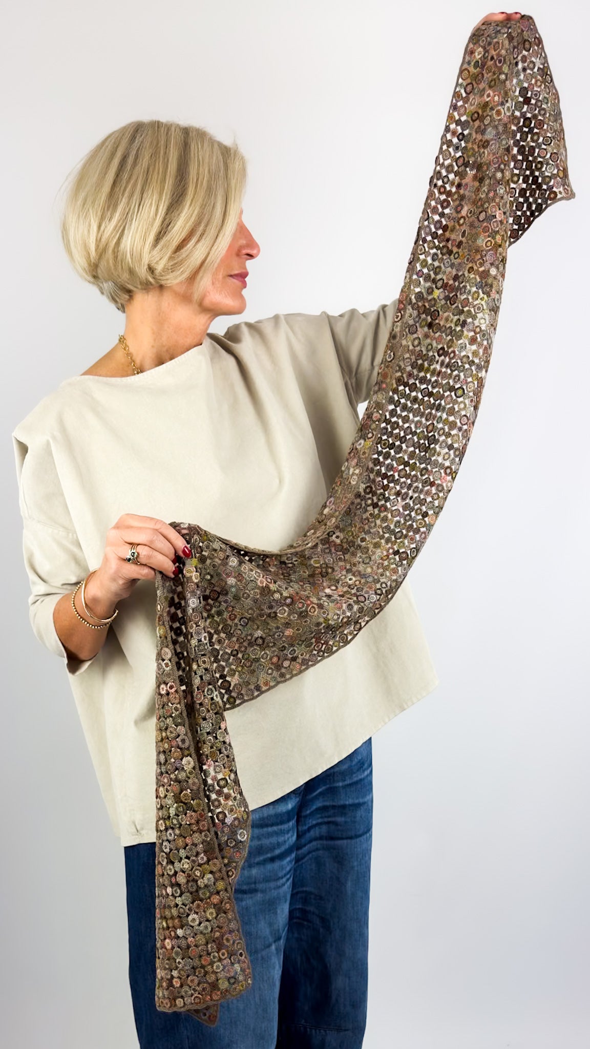 Sophie Digard 4499 Scarf Baix