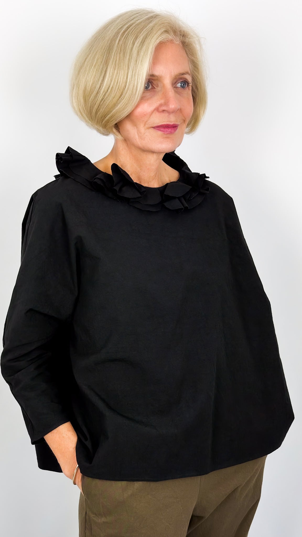 Apuntob 2089 Shirt Plain Black