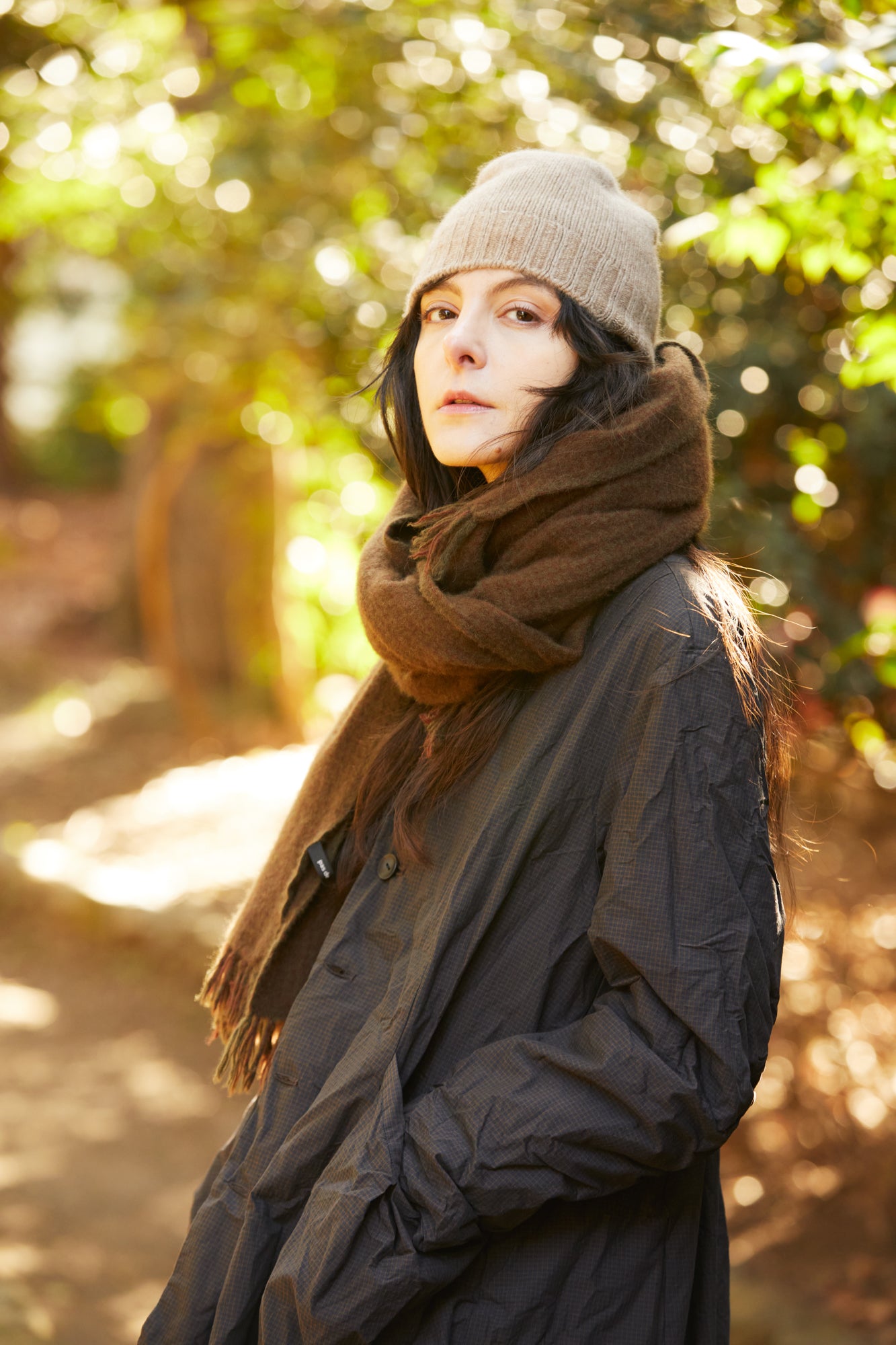 Pas De Calais 0654 Cashmere Beanie Natural PRE-ORDER