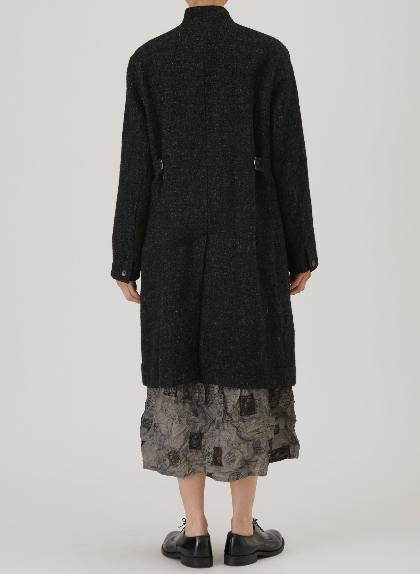 Pas De Calais 9392 Chesterfield Coat Charcoal PRE-ORDER