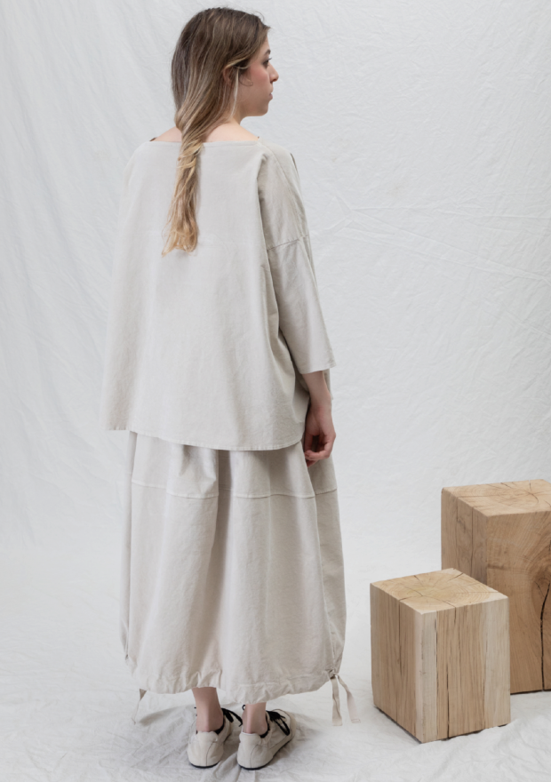 Album Di Famiglia V Balloon Skirt Oatmeal PRE-ORDER