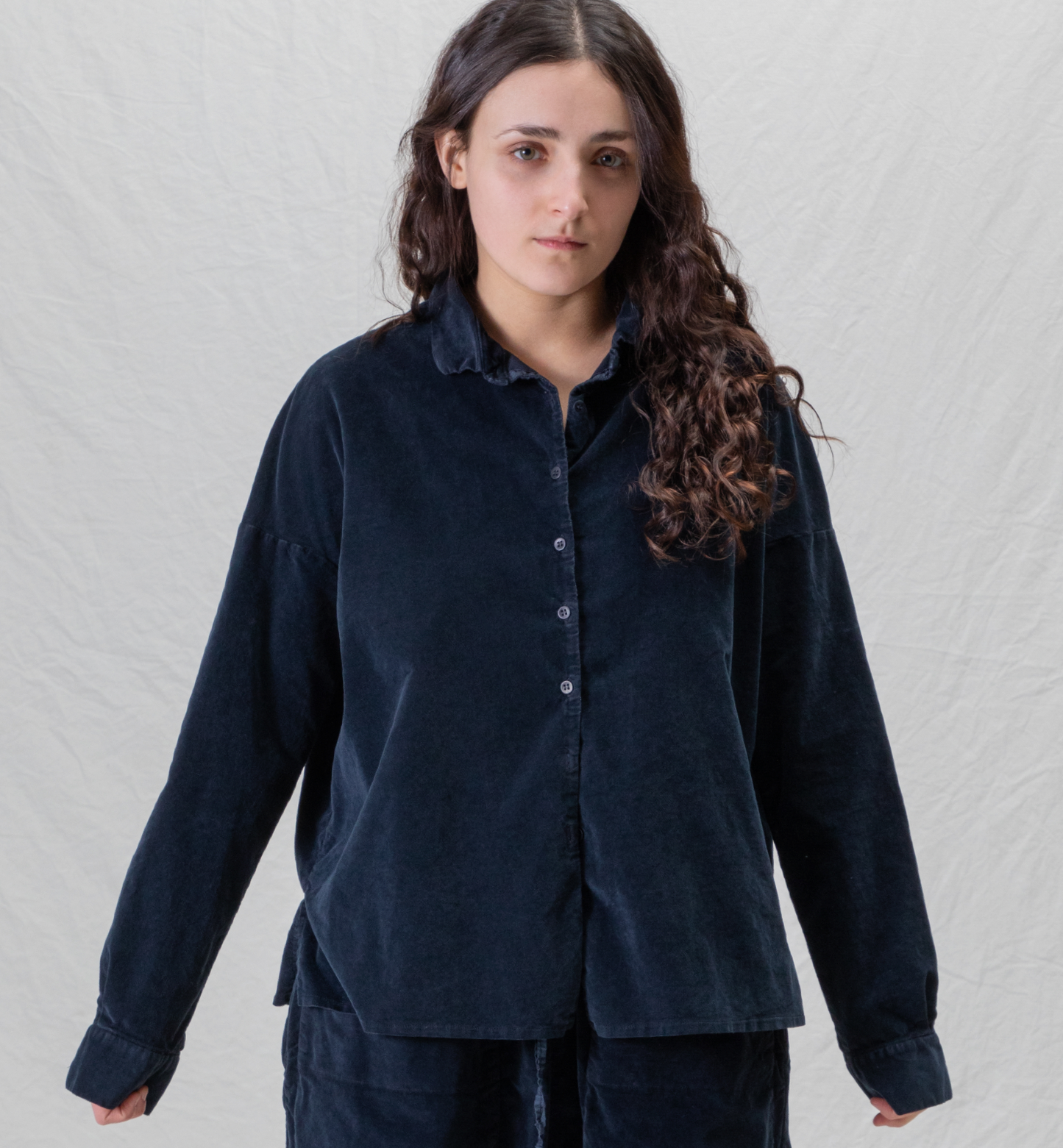 Album Di Famiglia V Collar Shirt Black PRE-ORDER