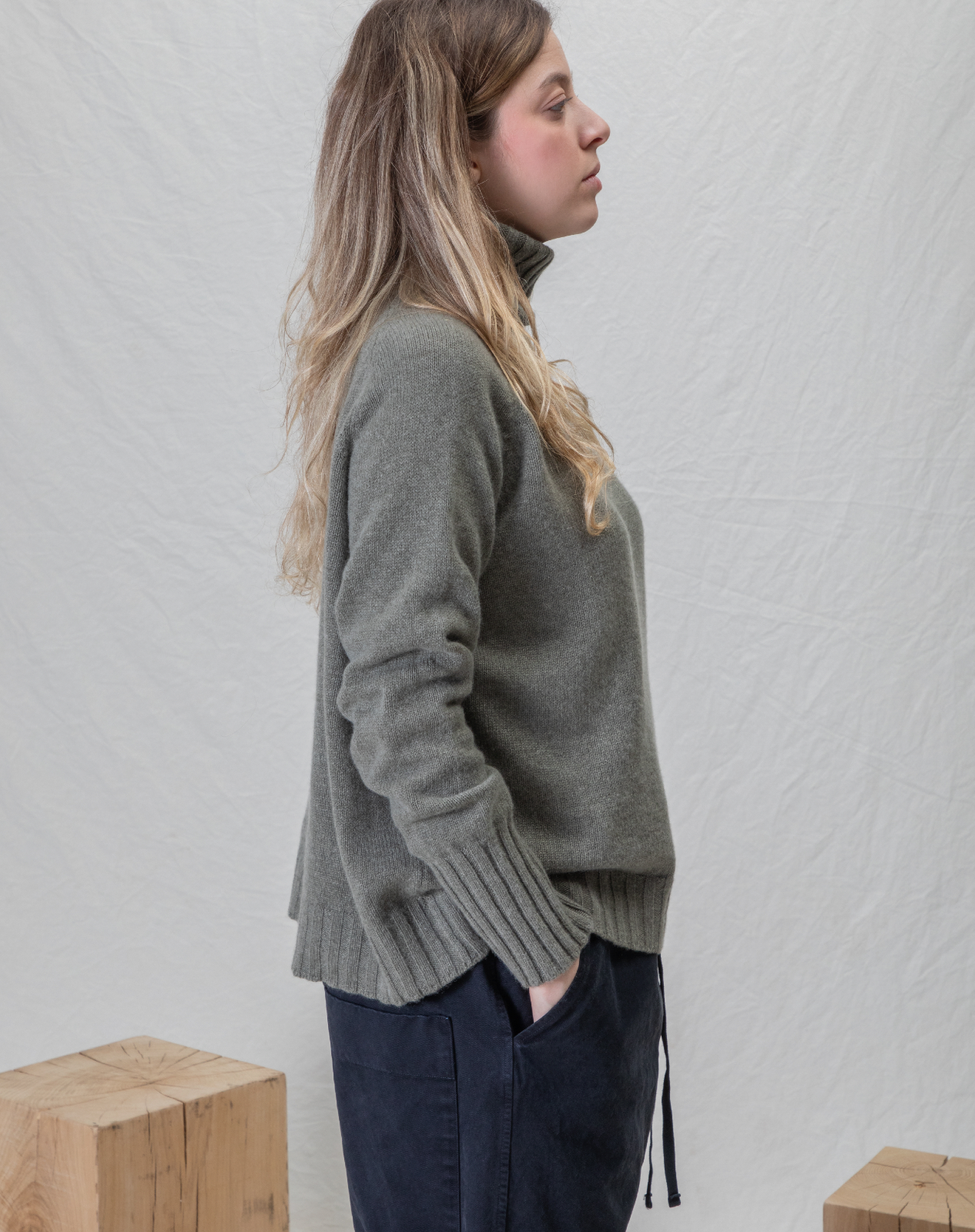 Album Di Famiglia WS Dolcevita Jumper Oatmeal PRE-ORDER