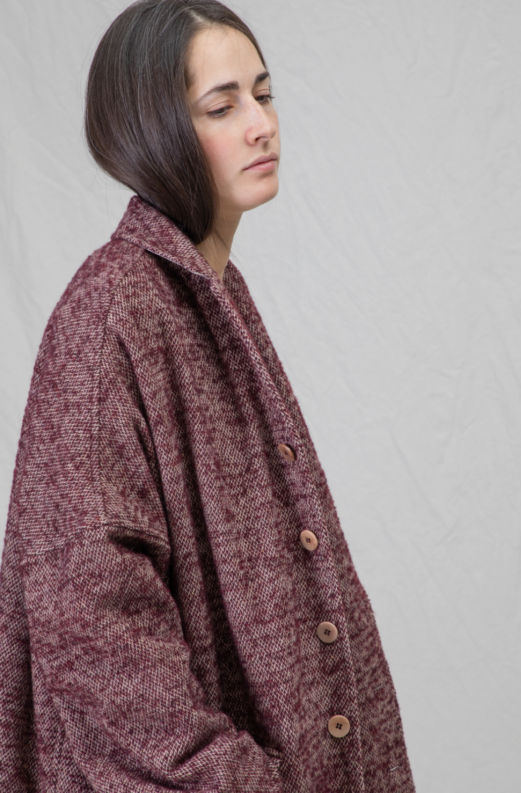 Album Di Famiglia Loose Coat PW Wine PRE-ORDER