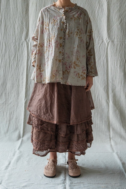 Les Ours Ari Blouse Sage Flowers PRE-ORDER
