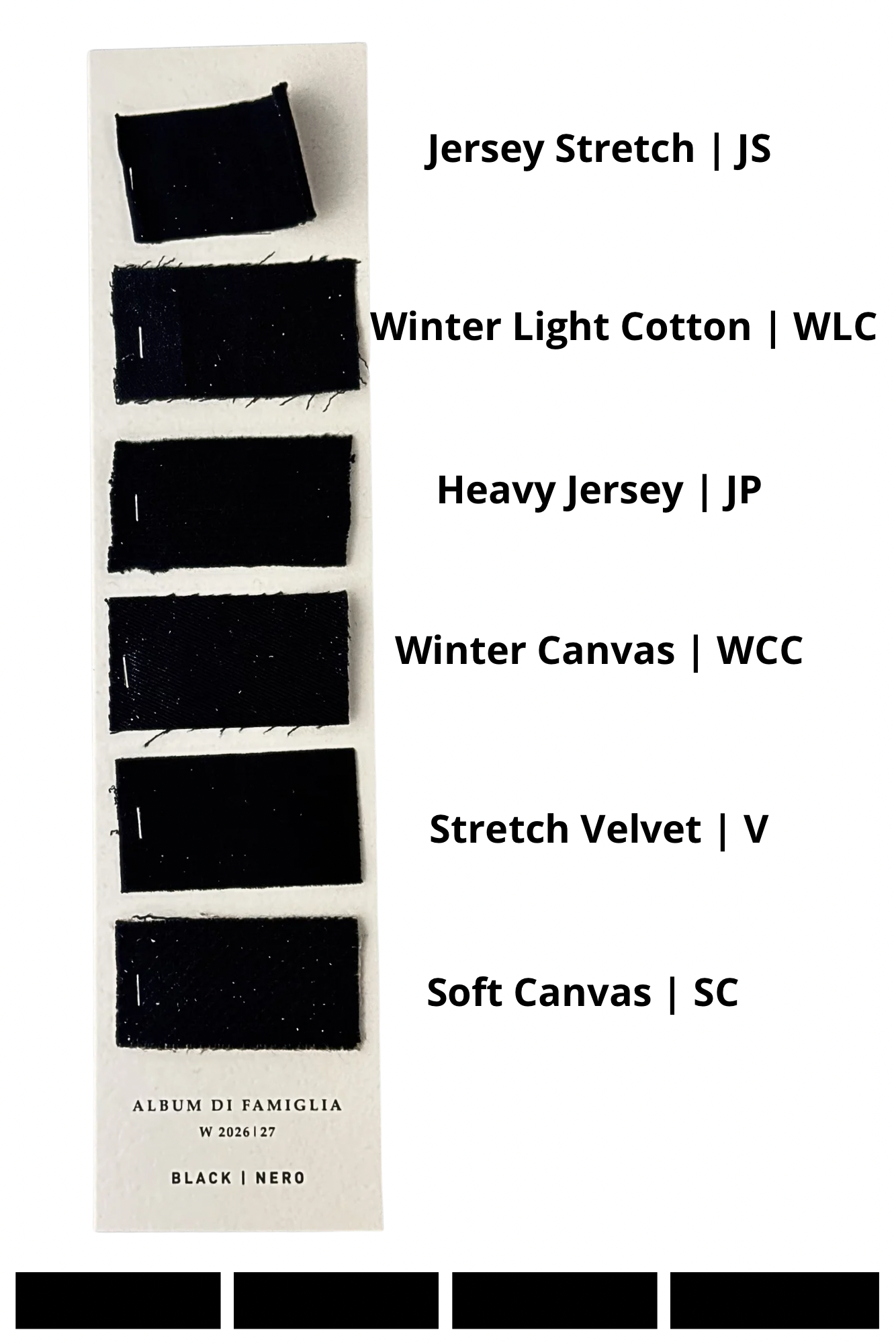 Album Di Famiglia Boatneck V Blouse Black PRE-ORDER
