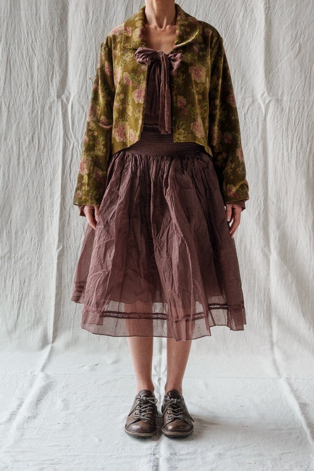 Les Ours Enoa Jacket Green Flowers PRE-ORDER