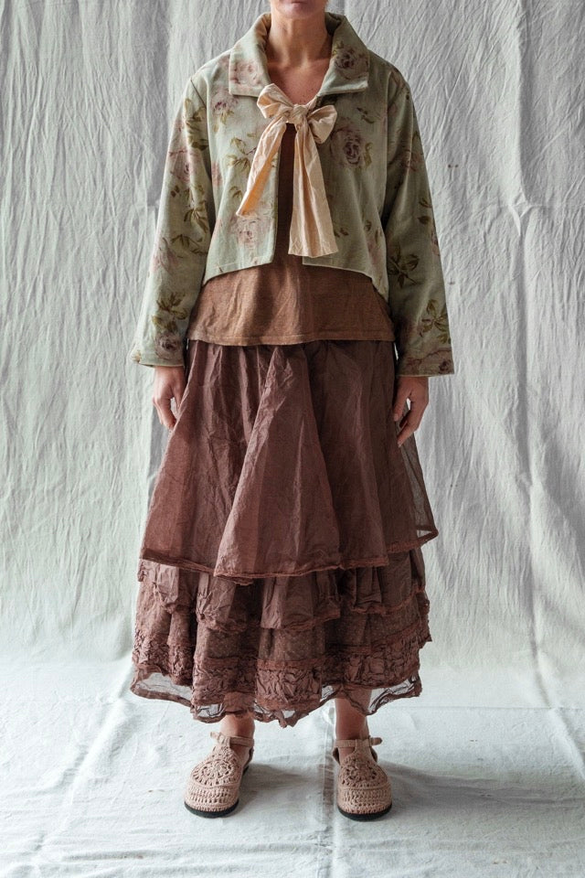 Les Ours Enoa Jacket Sage Flowers PRE-ORDER