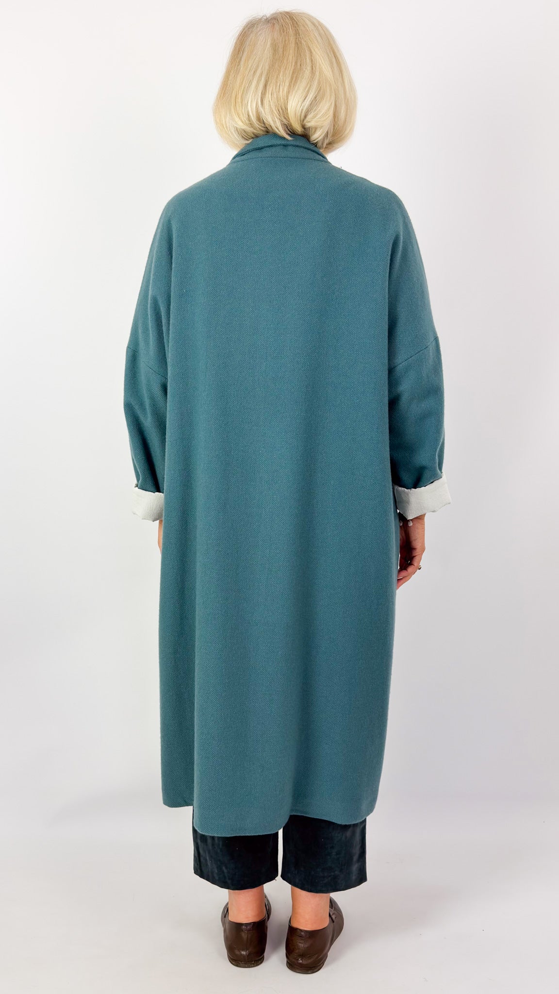 Apuntob 1802 Coat Turquoise