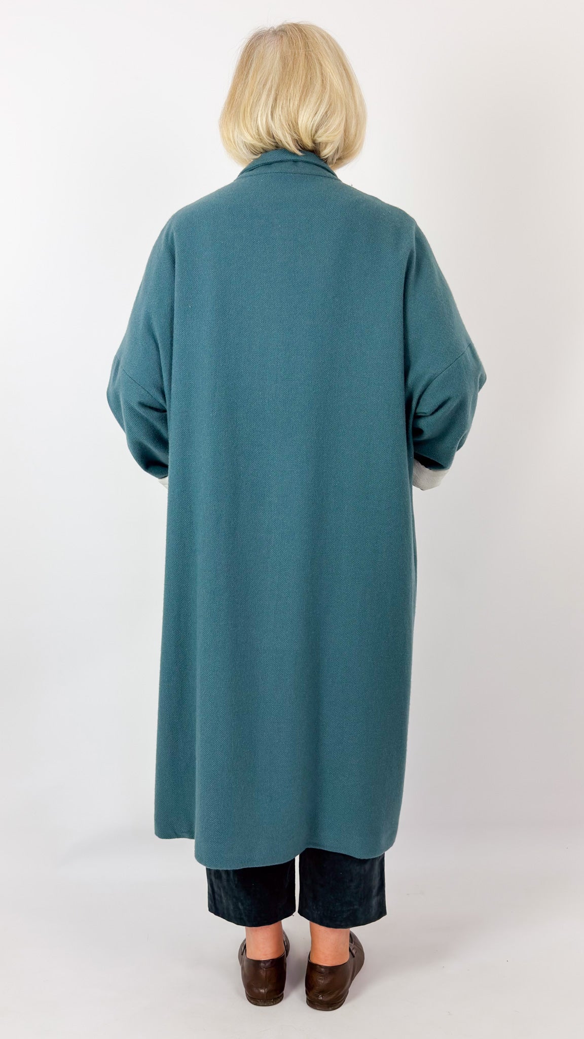 Apuntob 1802 Coat Turquoise