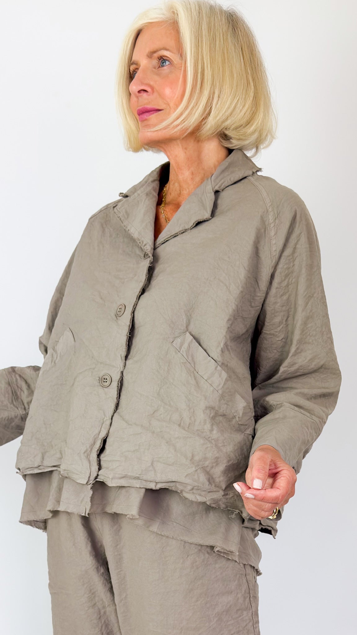 Aequamente 202 Jacket Tortora