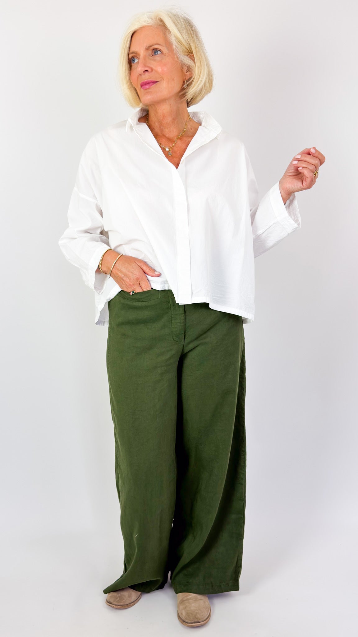 Hannoh Wessel Prunella Trousers Dark Green