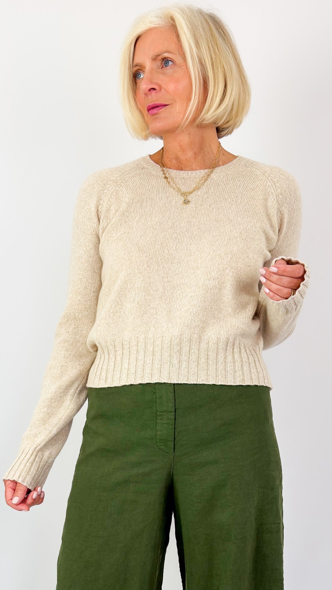 MJ Watson 620 Jumper Oat/Natural